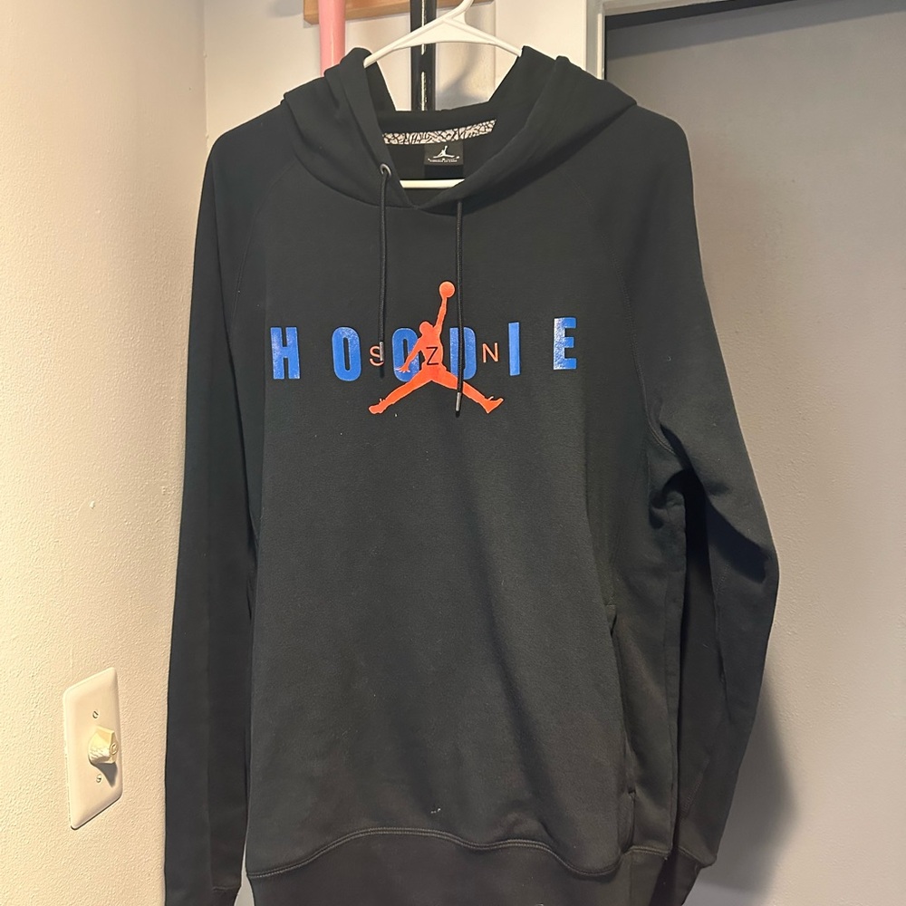 Jordan Hoodie Black Carmelo Anthony